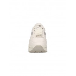 JANET&JANET Scarpe sneaker J-020 da donna bianco silver argento pelle