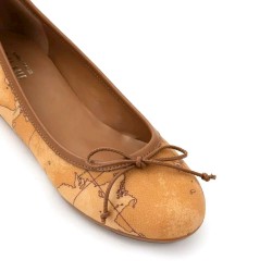 ALVIERO MARTINI Ballerine 1 Prima Classe Natural Geo Classic marroni marrone vera pelle