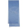 Alviero Martini Foulard Donna Prima Classe Geo Filetto blu astral azzurro 40x190