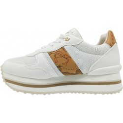 ALVIERO MARTINI Sneaker donna bianca geo beige Sneakers bambina platform